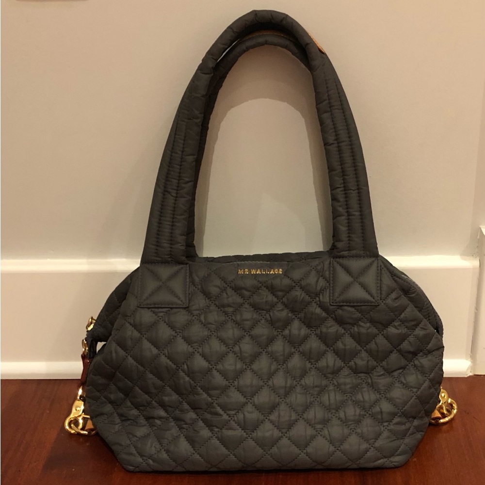 MZ Wallace Medium Sutton Bag in Magnet (grey)